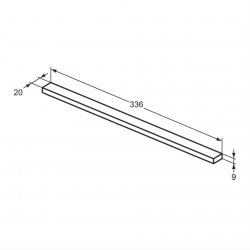 Ideal Standard i.life A 2 Door Tall Column Unit in Coffee Oak