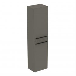 Ideal Standard i.life A 2 Door Tall Column Unit in Matt Quartz Grey