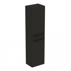 Ideal Standard i.life A 2 Door Tall Column Unit in Matt Carbon Grey