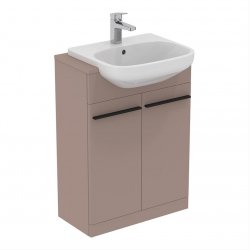 Ideal Standard i.life A 60cm Semi-Countertop Matt Greige Washbasin Unit