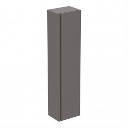 Ideal Standard Tesi Matt Dark Taupe 40cm Tall Column Unit with 1 Door