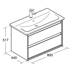 Ideal Standard Connect Air 84cm Vanity Basin