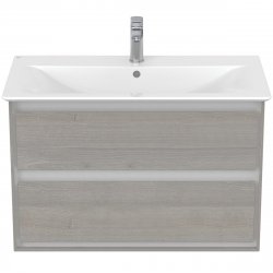 Ideal Standard Connect Air 800mm Vanity Unit (Light Grey Wood with Matt White Interior)
