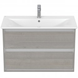 Ideal Standard Connect Air 800mm Vanity Unit (Light Grey Wood with Matt White Interior)