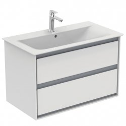 Ideal Standard Connect Air 800mm Vanity Unit (Gloss White with Matt Grey Interior)