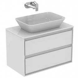 Ideal Standard Connect Air 800mm Vanity Unit (Gloss White with Matt White Interior)