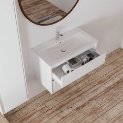 Ideal Standard Connect Air 800mm Vanity Unit (Gloss White with Matt White Interior)