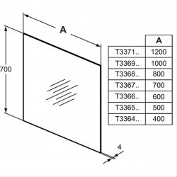 Ideal Standard 40cm Mirror
