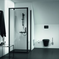 Ideal Standard Connect 2 Silk Black 900mm Pivot Door