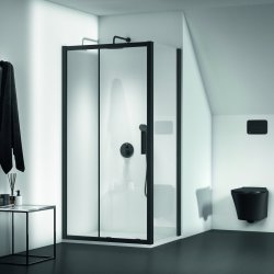 Ideal Standard Connect 2 Silk Black 1000mm Sliding Door