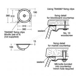 Ideal Standard Concept Sphere 38cm Under Countertop Basin