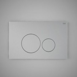 RAK Ecofix Matt Chrome Flush Plate With Round Push Plates