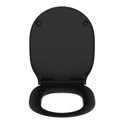 Ideal Standard Connect Air Slim Wrap Silk Black Soft Close Seat & Cover