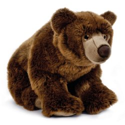 Soft Toy Bear by Living Nature (33cm) AN400