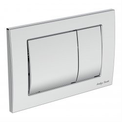 Armitage Shanks Septa Pro M1 Mechanical Metal Dual Flushplate - Chrome