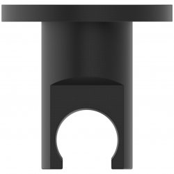 Ideal Standard Silk Black Round Wall Bracket