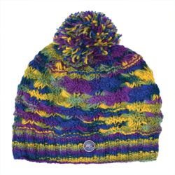 Pure wool - Shell Bobble Hat - Lightning