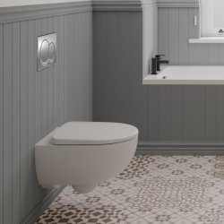 Geberit Alpha 1120mm Wall Hung Cistern Frame & Alpha01 Round Flush Plate