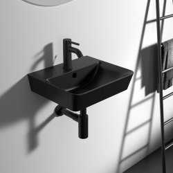 Ideal Standard Connect Air 40cm Silk Black Cube Basin