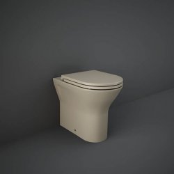 RAK Ceramics Feeling Rimless 365mm Back to Wall Matt Cappuccino Pan