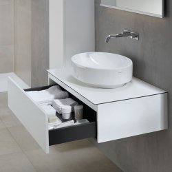 Geberit VariForm 550mm Oval Lay-On Countertop Basin - No Overflow