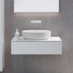 Geberit VariForm 550mm Oval Lay-On Countertop Basin - No Overflow