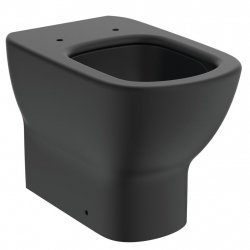 Ideal Standard Tesi Silk Black Back-to-Wall WC with Aquablade