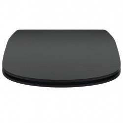 Ideal Standard Tesi Silk Black Thin Soft Close Seat