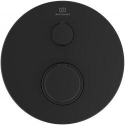 Ideal Standard Ceratherm T100 Built-In Round Thermostatic 1 Outlet Silk Black Shower Mixer