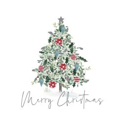 Christmas Card Boxed - 30 Cards 6 Designs Tree Value Pack - Eurowrap
