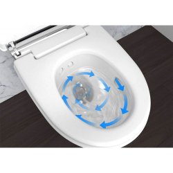 Geberit Aquaclean Mera Comfort Rimless Wall Hung Shower Toilet White Alpine