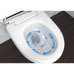 Geberit Aquaclean Mera Classic Rimless Wall Hung Shower Toilet White Alpine