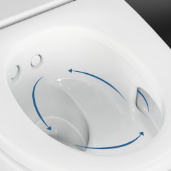Geberit Aquaclean Mera Comfort Rimless Wall Hung Shower Toilet White Alpine