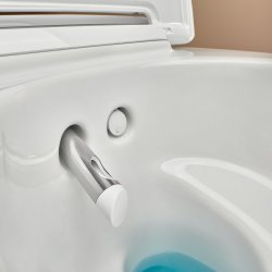 Geberit Aquaclean Mera Comfort Rimless Wall Hung Shower Toilet White Alpine
