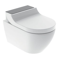 Geberit AquaClean Tuma Comfort WC Complete Solution with Wall Hung WC (Black Glass)
