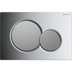 Geberit Sigma 01 Gloss/Matt Chrome Dual Flush Plate