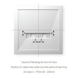 Kudos Connect 2 1600 x 900mm Rectangle Shower Tray