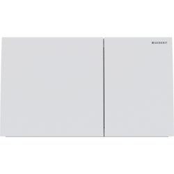 Geberit Sigma 70 Stainless Steel Dual Flush Plate - Matt White