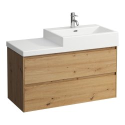 Laufen Lani Wild Oak 1000mm 2 Drawer Vanity Unit
