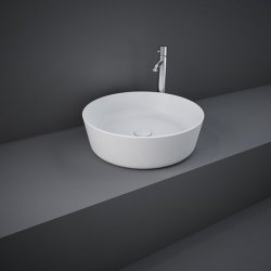 RAK-Feeling 42cm Round Countertop Basin in Matt White