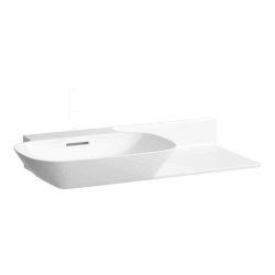 Laufen Ino Matt White 900 x 450mm Basin with Right Hand Shelf - No Tap Hole