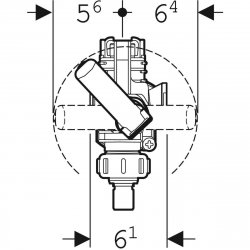 Geberit Type 380 Filling Valve Side Water Supply Connection