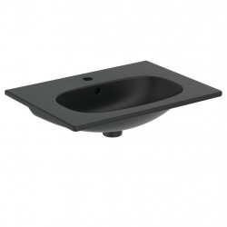 Ideal Standard Tesi Silk Black 60cm 2 Drawer Vanity Unit
