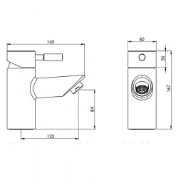 Tavistock Kinetic Basin Mixer