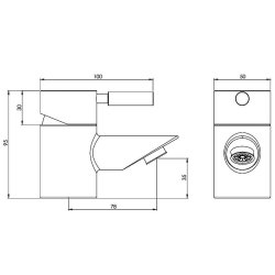 Tavistock Kinetic Basin Taps