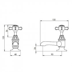 Tavistock Varsity Basin Taps
