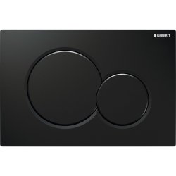 Geberit Sigma 01 Jet Black Dual Flush Plate