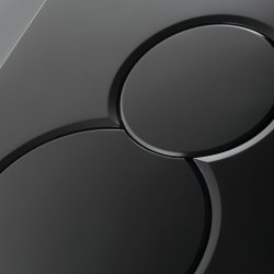 Geberit Sigma 01 Jet Black Dual Flush Plate