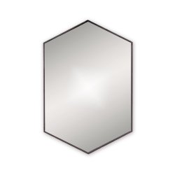 Origins Living Docklands Hexagonal Mirror - Black