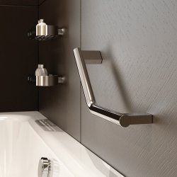 Origins Living Sonia Lux Angled Grab Bar - Chrome